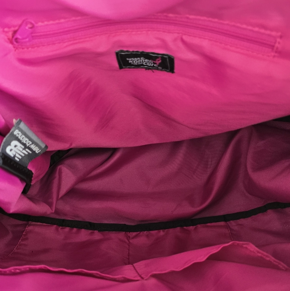 New Balance Gym Bag with Susan G. Komen For the Cure Logo - Black and Pink - Picture 7 of 8